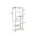 Design könyvespolc Maille 185 x 77 cm vad tölgy