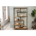 Design könyvespolc Maille 185 x 114 cm vad tölgy 