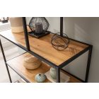 Design könyvespolc Maille 185 x 114 cm vad tölgy 