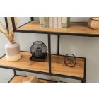 Design könyvespolc Maille 185 x 114 cm vad tölgy 