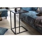 Design oldalsó asztal Maille 43 cm fekete kőris