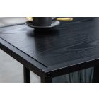 Design oldalsó asztal Maille 43 cm fekete kőris
