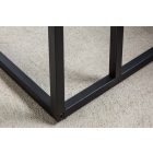 Design oldalsó asztal Maille 43 cm fekete kőris