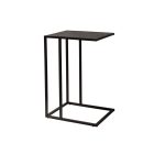 Design oldalsó asztal Maille 43 cm fekete kőris