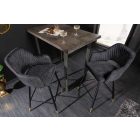 Design bárszék Laney antracit bársony