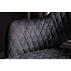 Design bárszék Laney antracit bársony