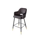 Design bárszék Laney antracit bársony