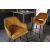 Design bárszék Laney mustársárga bársony