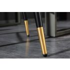 Design bárszék Laney világos szürkésbarna bársony 