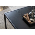 Oldalsó asztal szett Maille 50 cm fekete kőris - 2 részes 