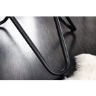 Kerek étkezőasztal Malaika 120 cm fehér -  márvány utánzat