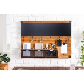 Design fali polc Santuzza 80 cm fenyő