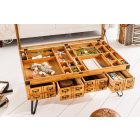 Design dohányzóasztal Eisley II 100 cm fenyő