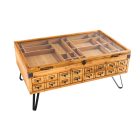 Design dohányzóasztal Eisley II 100 cm fenyő