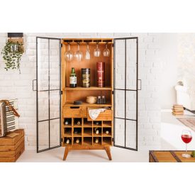 Design bárszekrény Eisley 150 cm fenyő