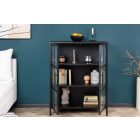 Design vitrin Damaris 102 cm fekete 