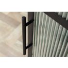 Design vitrin Damaris 102 cm fekete 