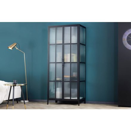 Design vitrin Damaris 180 cm fekete