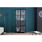 Design vitrin Damaris 180 cm fekete