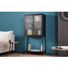 Design vitrin Damaris 150 cm fekete