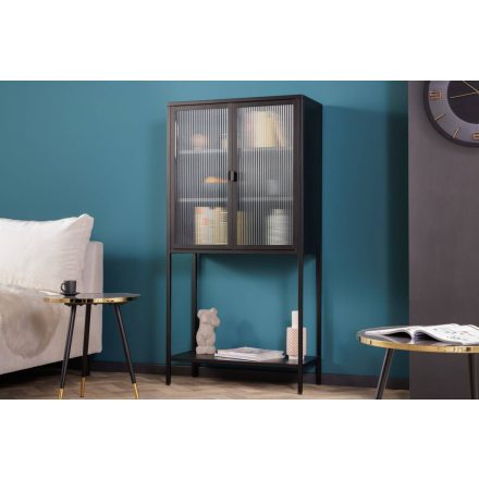 Design vitrin Damaris 150 cm fekete