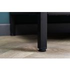 Design vitrin Damaris 150 cm fekete