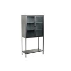Design vitrin Damaris 150 cm fekete