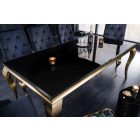 Design étkezőasztal Rococo 180 cm fekete / arany