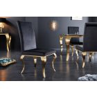 Design szék Rococo fekete / arany