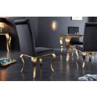 Design szék Rococo fekete / arany