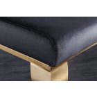 Design szék Rococo fekete / arany