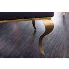 Design szék Rococo fekete / arany