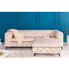 Design puff Rococo pezsgő bársony