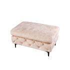 Design puff Rococo pezsgő bársony