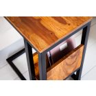 Design asztal laptophoz tárolóhellyel Maliha 45 cm Sheesham