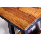 Design asztal laptophoz tárolóhellyel Maliha 45 cm Sheesham