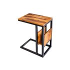 Design asztal laptophoz tárolóhellyel Maliha 45 cm Sheesham