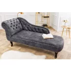 Design heverő Chesterfield 170 cm szürke bársony