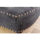 Design heverő Chesterfield 170 cm szürke bársony