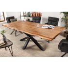 Design étkezőasztal Massive Nature 220 cm - asztallap 60mm - akác