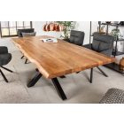 Design étkezőasztal Massive Nature 220 cm - asztallap 60mm - akác