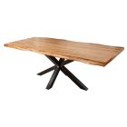 Design étkezőasztal Massive Nature 220 cm - asztallap 60mm - akác