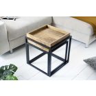 Oldalsó asztal szett Paxley 45 cm mangó - 2 részes 