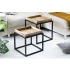 Oldalsó asztal szett Paxley 45 cm mangó - 2 részes 