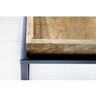 Oldalsó asztal szett Paxley 45 cm mangó - 2 részes 