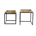 Oldalsó asztal szett Paxley 45 cm mangó - 2 részes 