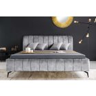 Design ágy Rotterdam 180 x 200 cm szürke bársony