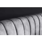 Design ágy Rotterdam 180 x 200 cm szürke bársony