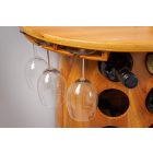 Bortartó Winebar 84 cm fenyő