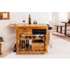 Design bárszekrény Winebar 92 cm mangó